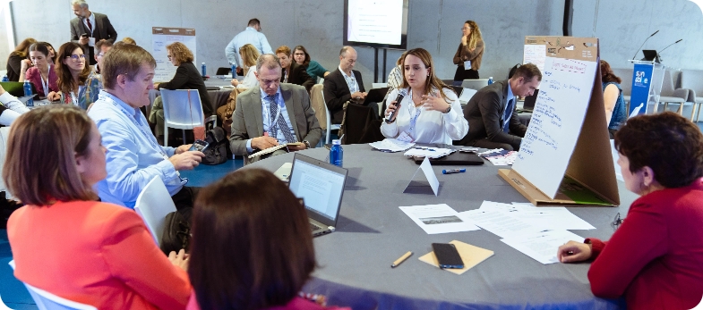 Reunión de trabajo en side events